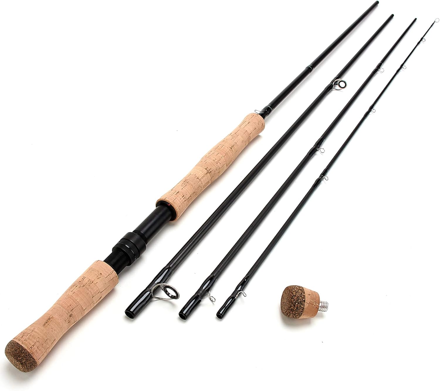 BRAND, CATEGORY, CHANNELMAY, RODS, 10 feet 9 inches Carbon Fiber Switch 7wt 8wt Fly Fishing Rod 4 Pieces Sections Extra Handle Freshwater Fishing Trout Lake Cork Handles