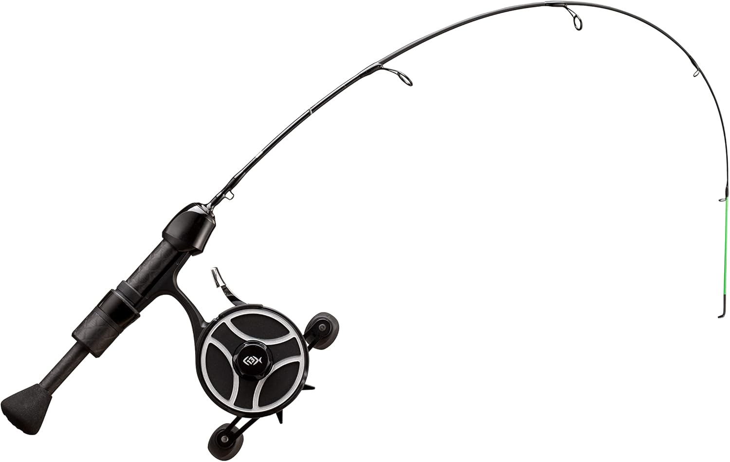 13 FISHING, 13 FISHING, 13 FISHING, BRAND, CATEGORY, ROD & REEL COMBOS, 13 FISHING - The Snitch Pro/Freefall Ghost - Inline Ice Fishing Combos - Flex-Core Quick Action Tip