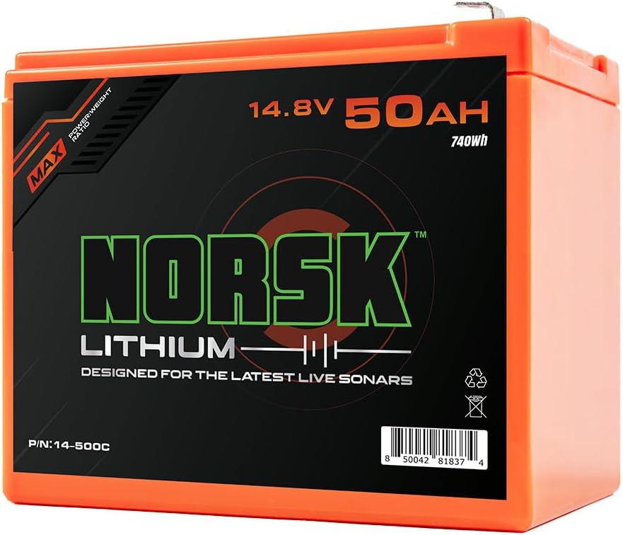 12V, BRAND, CATEGORY, NORSK LITHIUM, 14.8V 50AH Battery with 3A Charger Kit | The Perfect Live Imaging Battery | Guaranteed to Fit Popular Shuttles | Charger Included