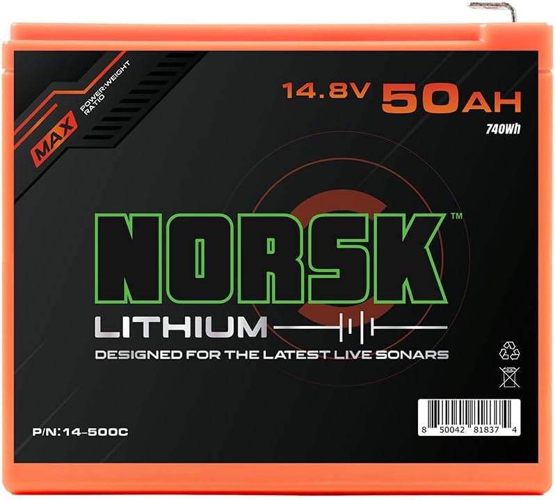 12V, BRAND, CATEGORY, NORSK LITHIUM, 14.8V 50AH Battery with 3A Charger Kit | The Perfect Live Imaging Battery | Guaranteed to Fit Popular Shuttles | Charger Included