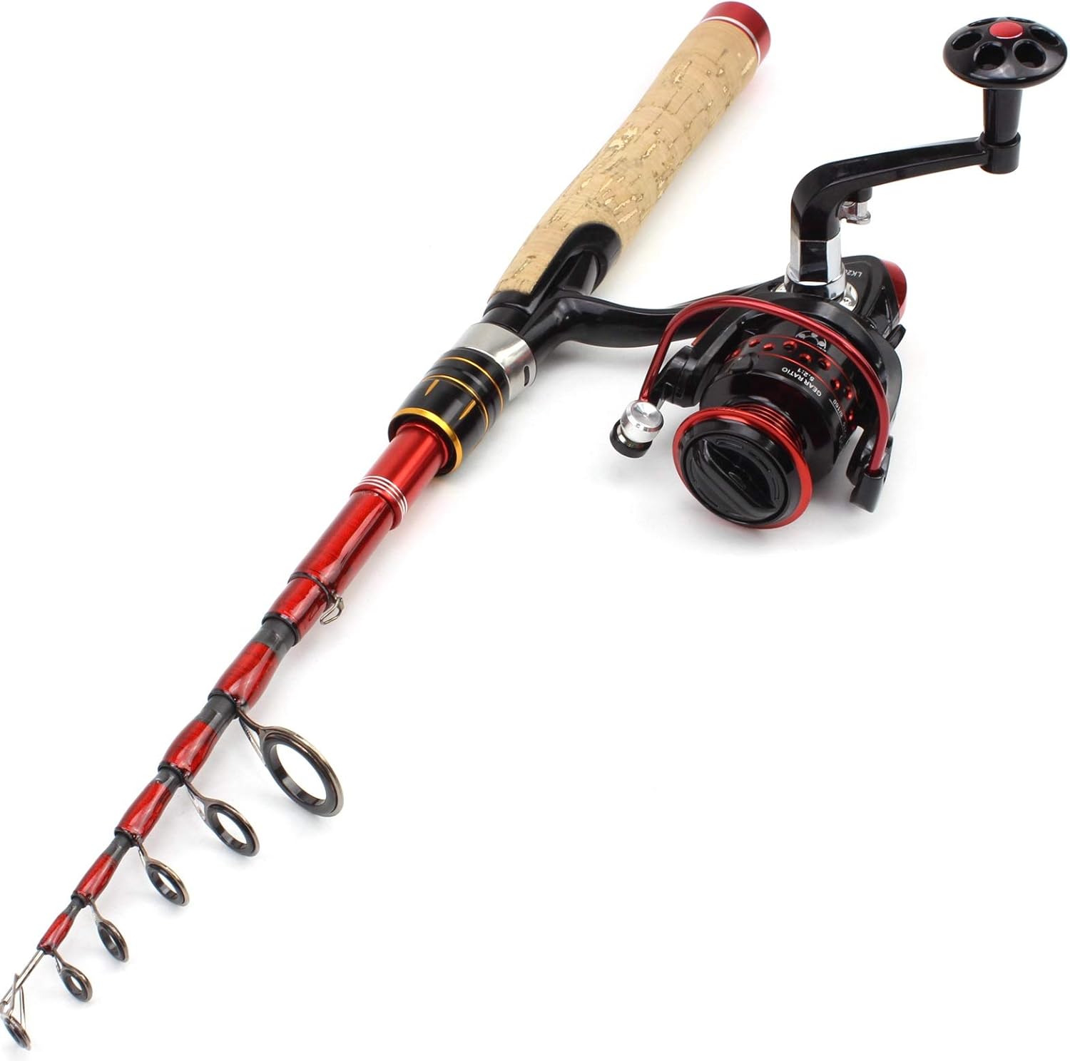 BRAND, CATEGORY, NHFUGRSUTRRRRR, ROD & REEL COMBOS, 2.1M Shrink Lure Fishing Rod Reel Set, High Carbon Spinning Portable Trout Rod with Fishing Reel and Rotating Fishing Reel Combination, Compact Bait Fishing Rod, Travel Fishing Tackle ZYHYD ()