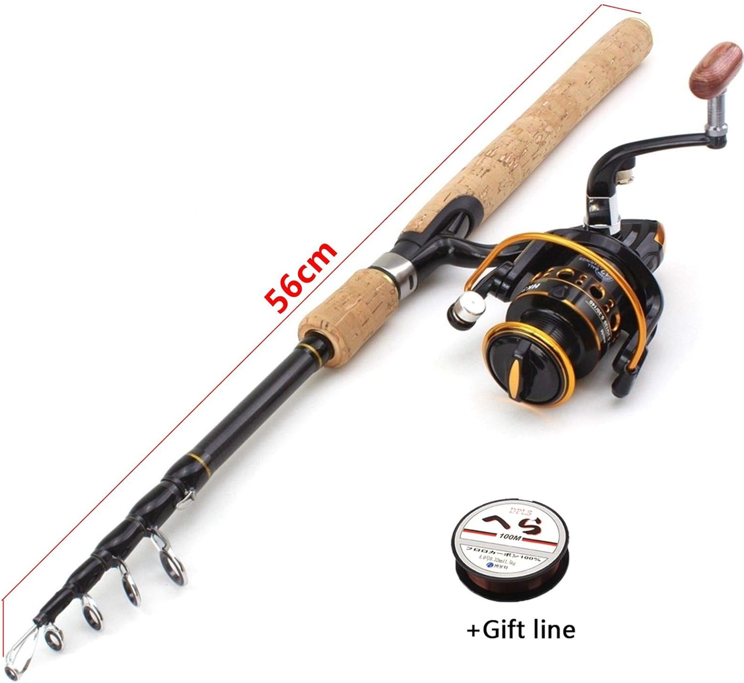 BRAND, CATEGORY, NHFUGRSUTRRRRR, ROD & REEL COMBOS, 2.1M Telescopic Lure Fishing Rod and Reel Combination Carbon Fiber Compact Fishing Rod Sea Fishing Rod and Fishing Reel Set Travel Fishing Tackle ZYHYD (Length : 2.1mrod+2000reel) ()