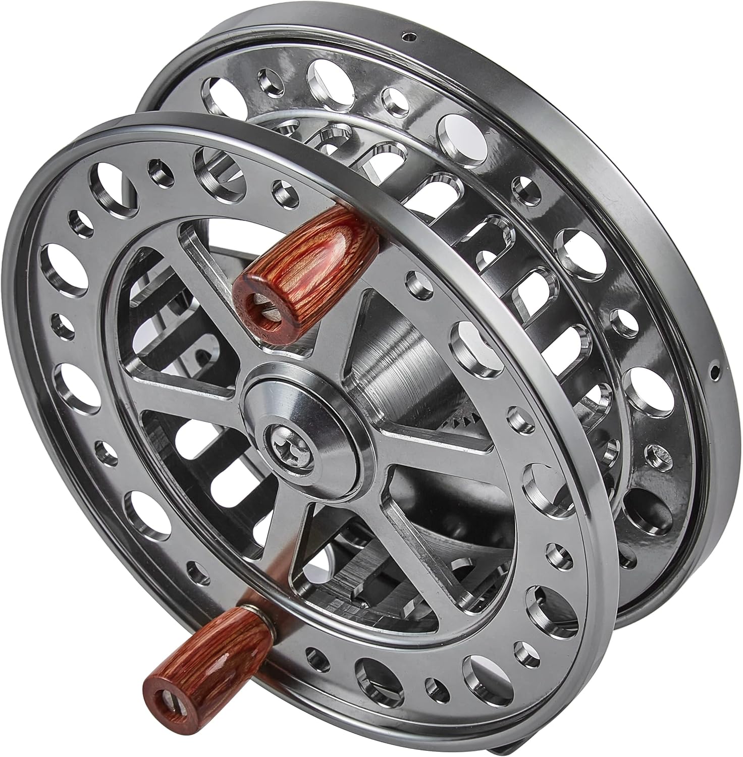 BRAND, CATEGORY, REELS, SAION, 4.5 inches Float Reel Centrepin Reel Steelhead Coarse Trotting Fishing Centerpin 114mm CNC Machine Cut Aluminum