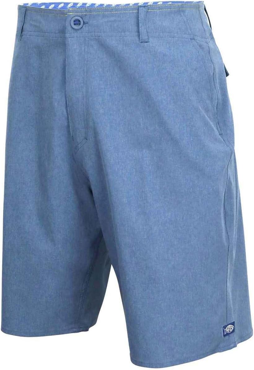 ACTIVE SHORTS, AFTCO, BRAND, CATEGORY, AFTCO Men's Cloudburst Fishing Shorts 10" - Space Blue Heather - 30