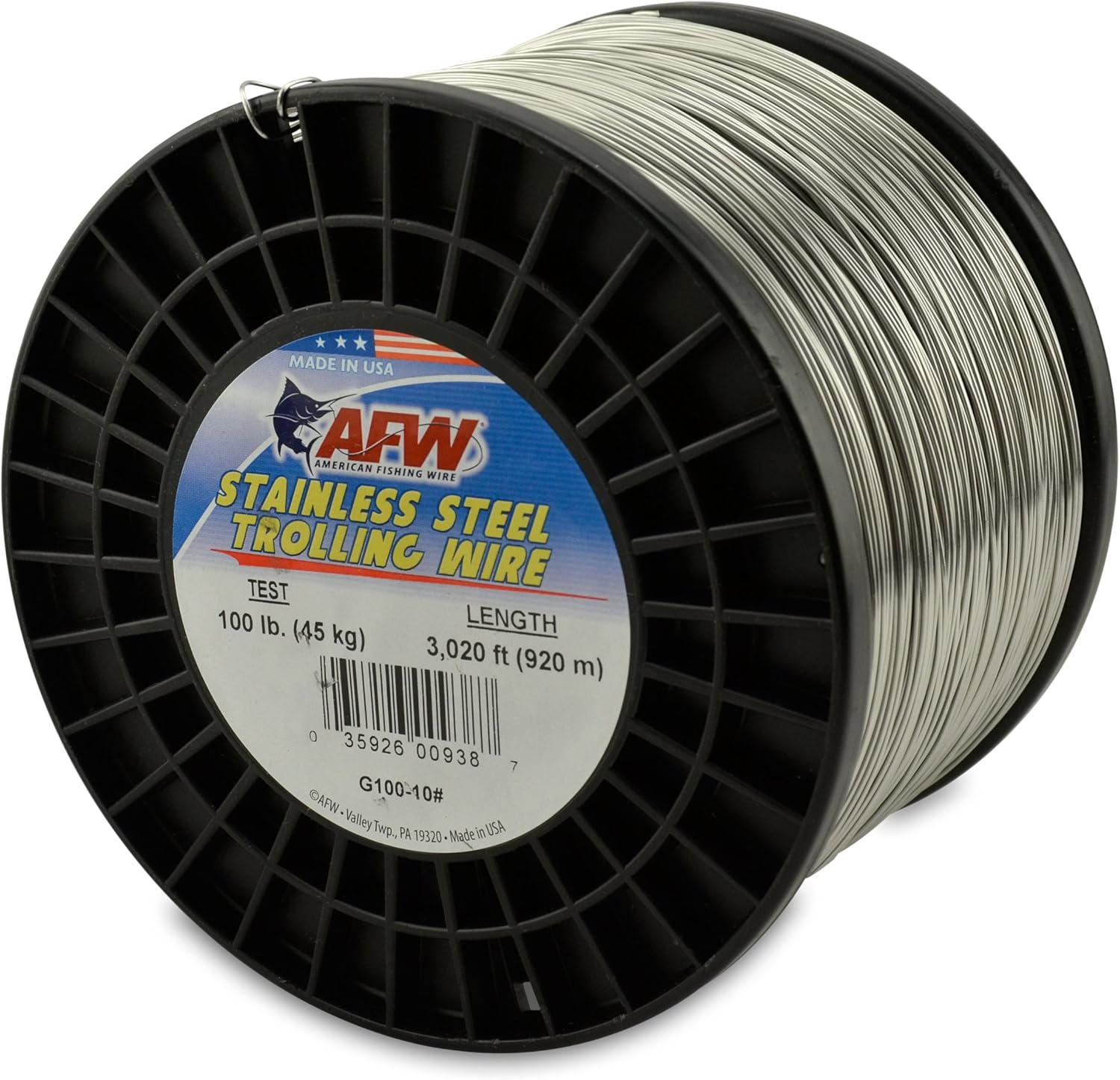 AFW, BRAND, CATEGORY, LEAD CORE & WIRE LINE, American Fishing Wire Stainless Steel Trolling Wire (Single Strand)