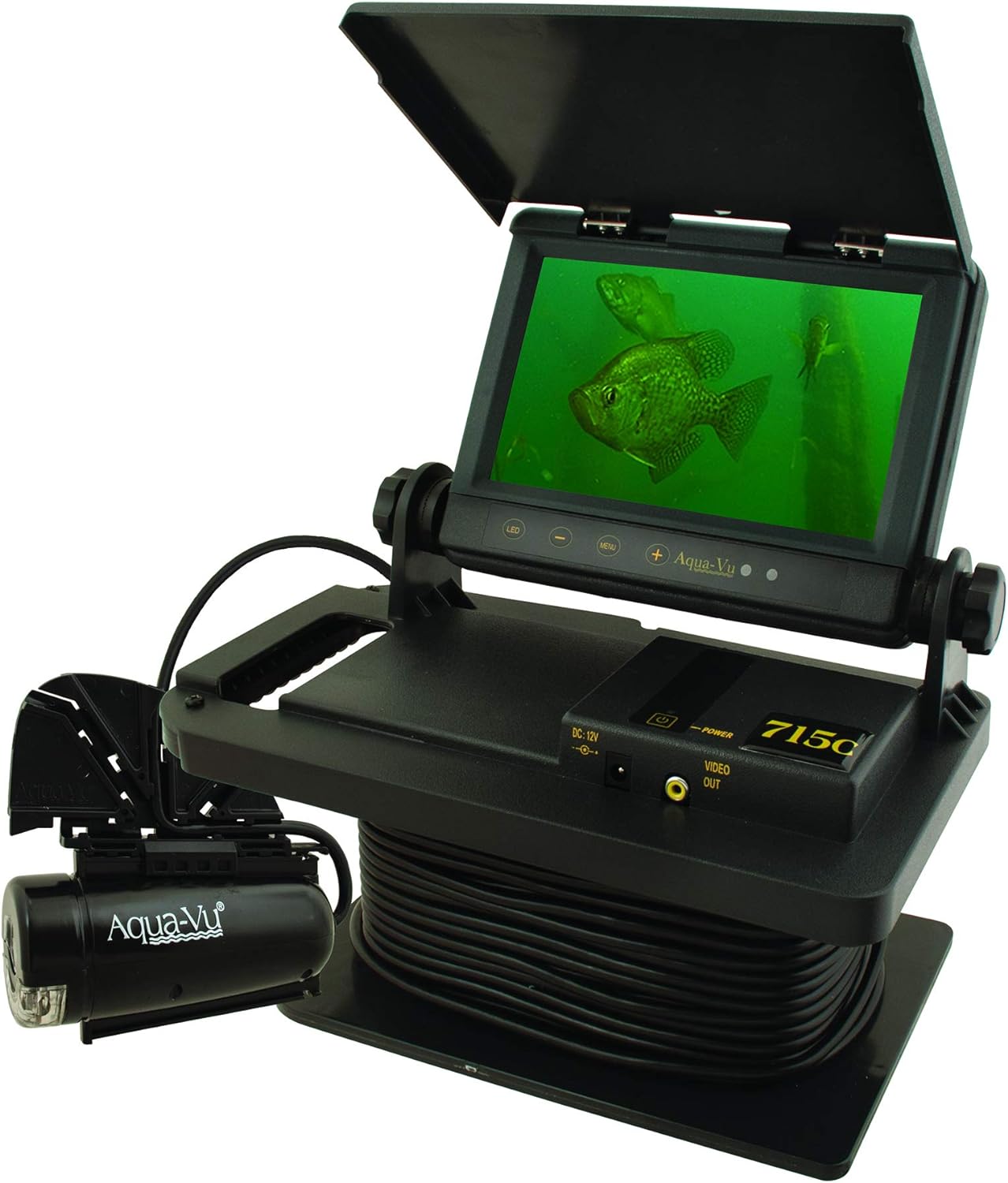 AQUA-VU, BRAND, CATEGORY, FISH FINDERS & DEPTH FINDERS, Aqua-Vu AV 715C Underwater Viewing System with Color Video Camera & 7" LCD Monitor