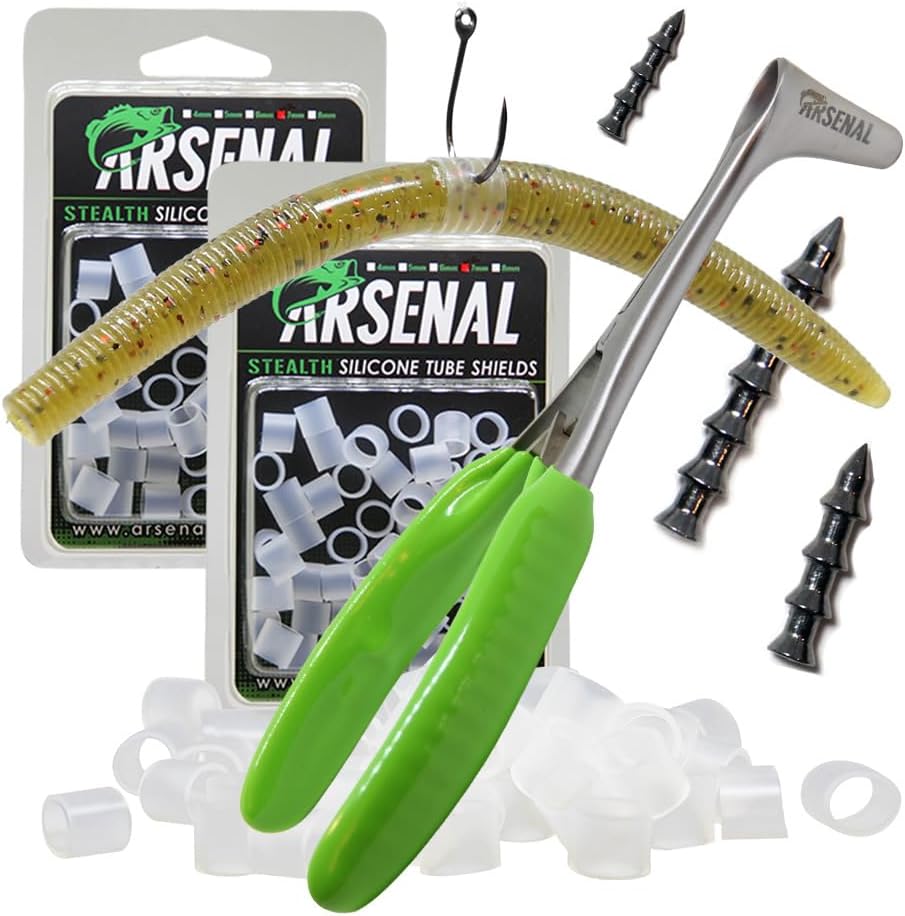 ARSENAL, BRAND, CATEGORY, LURES, BAITS & ATTRACTANTS, Arsenal Fishing ORIGINAL Wacky-Neko Rigging Kit to Keep Your Worms 5X Longer