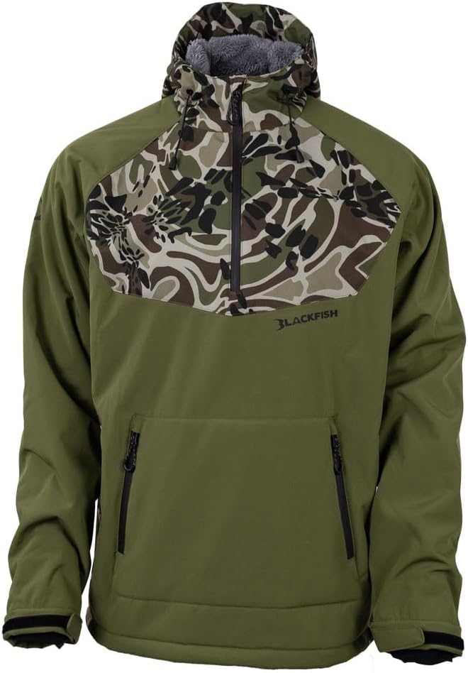 BLACKFISH, BLACKFISH, BRAND, CATEGORY, OTHER, BLACKFISH Men's Gale Quarter Zip Softshell Pullover