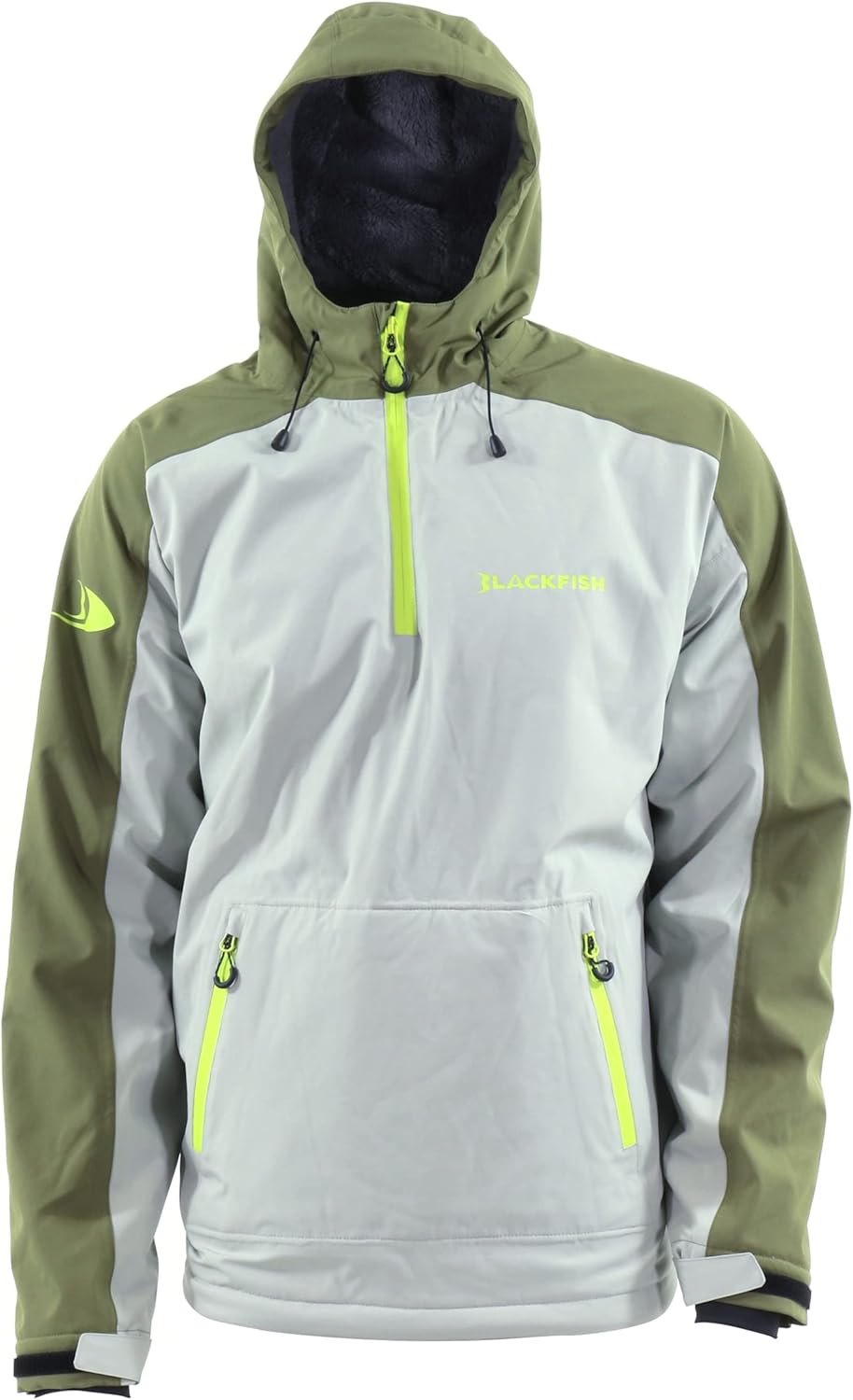 BLACKFISH, BRAND, CATEGORY, FASHION HOODIES & SWEATSHIRTS, BLACKFISH StormSkin Gale Quarter Zip Pullover, 2X-Large, Olive/Moss/Chart