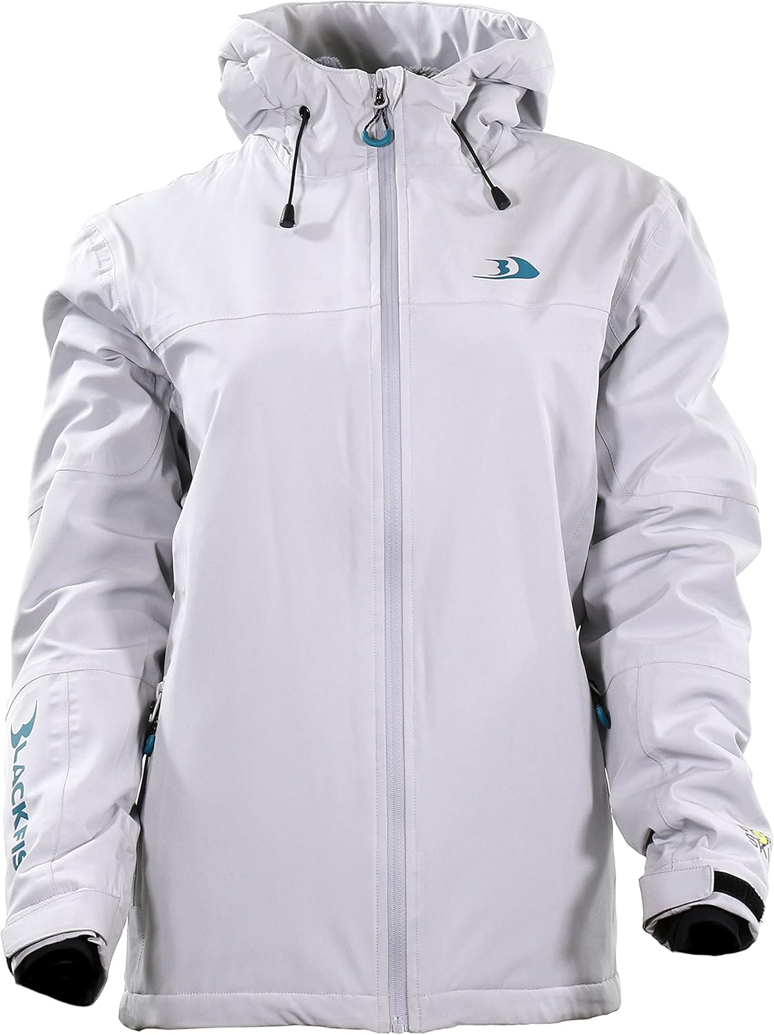 BLACKFISH, BLACKFISH, BRAND, CATEGORY, JACKETS, BLACKFISH StormSkin Squall Full Zip Jacket, X-Large, Grey/Teal