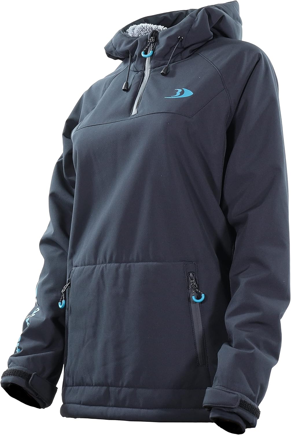 BLACKFISH, BLACKFISH, BRAND, CATEGORY, SOFTSHELL JACKETS, BLACKFISH Women's Squall Quarter Zip Softshell Pullover