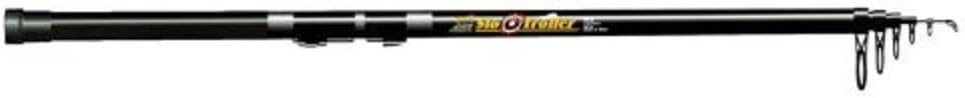 B&M, BRAND, CATEGORY, RODS, B&M ST6 Slo-Troller 20-Foot Telescoping Pole with Ceramic Shock Ring Guides and Textured Handle Yellow