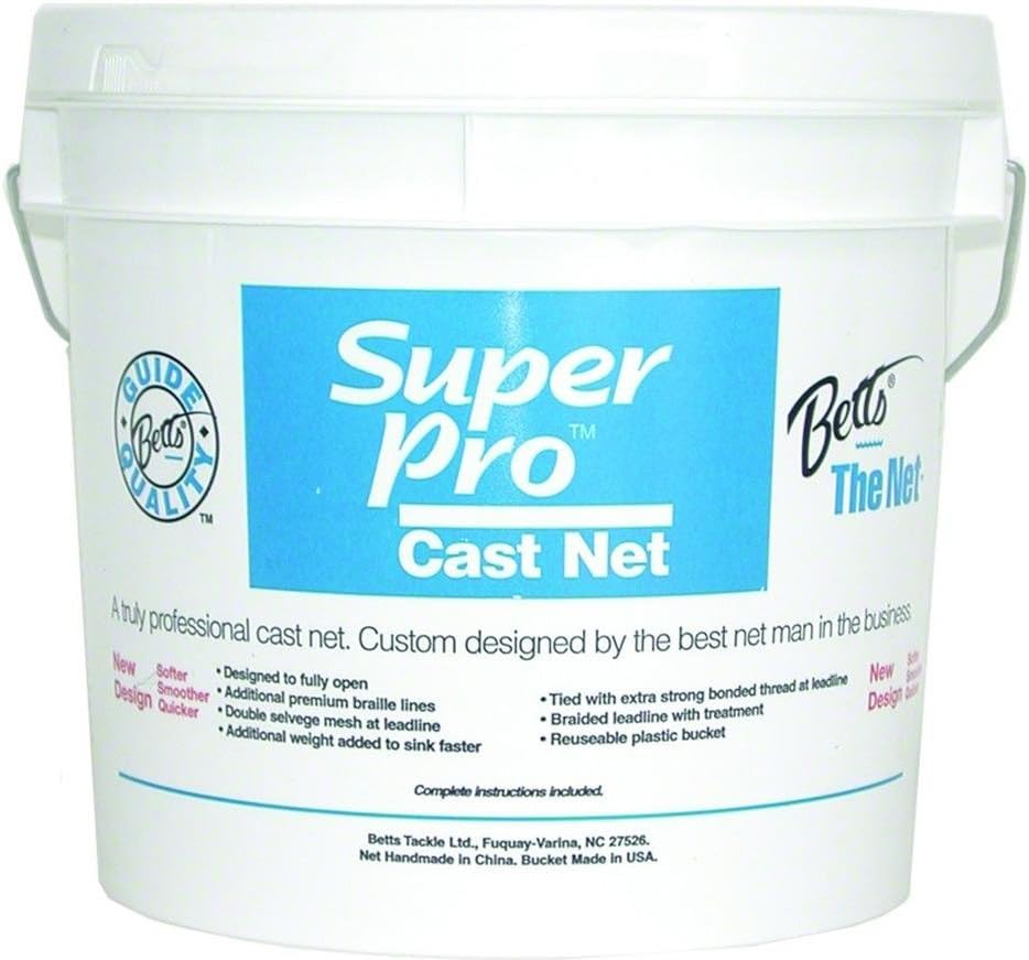 BETTS, BRAND, CATEGORY, NETS, Betts 20-7 Super Pro Mono Cast Net, 7' 1/2''