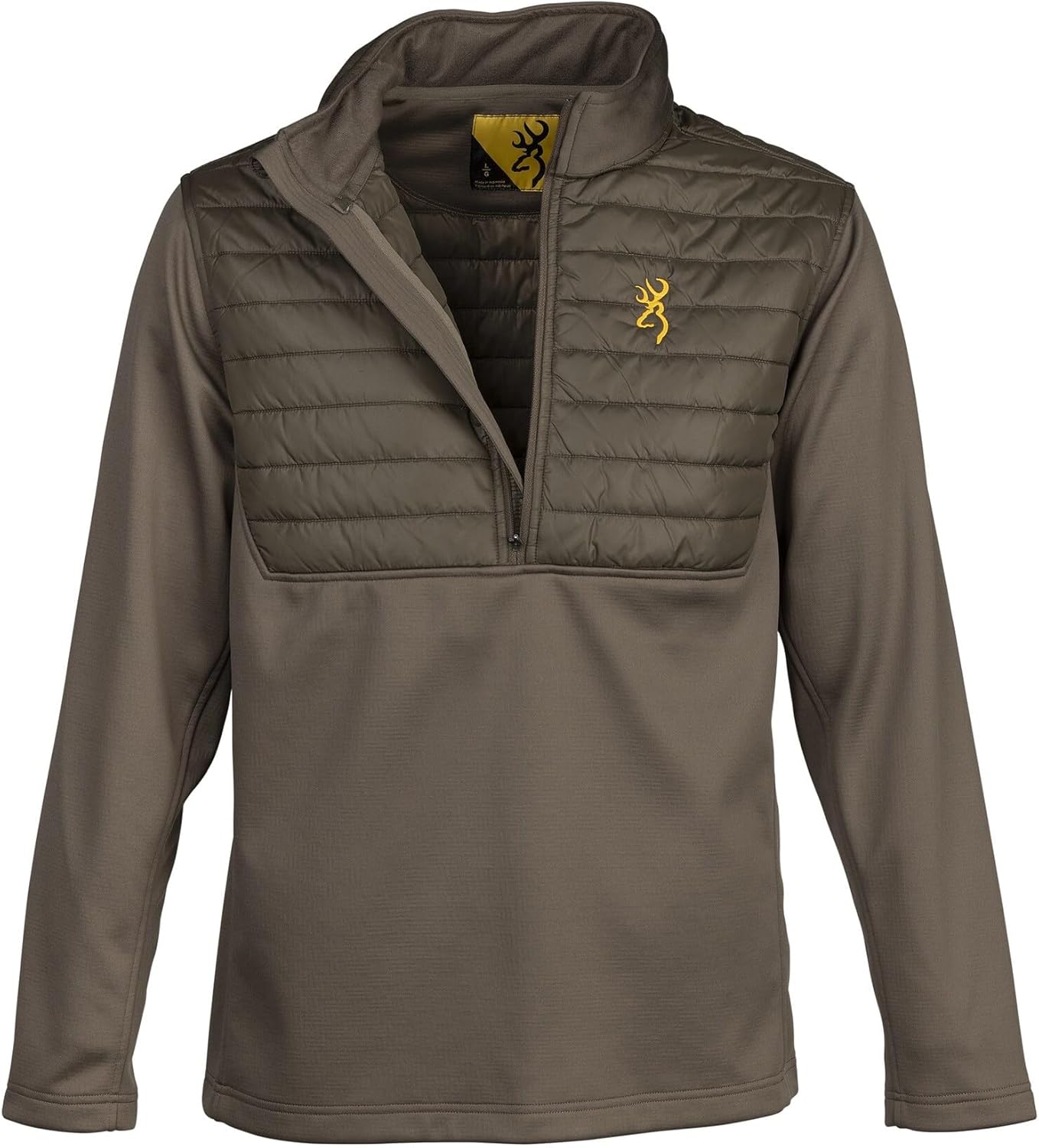 BRAND, BROWNING, CATEGORY, TRACK & ACTIVE JACKETS, Browning Men's 1/4 Zip