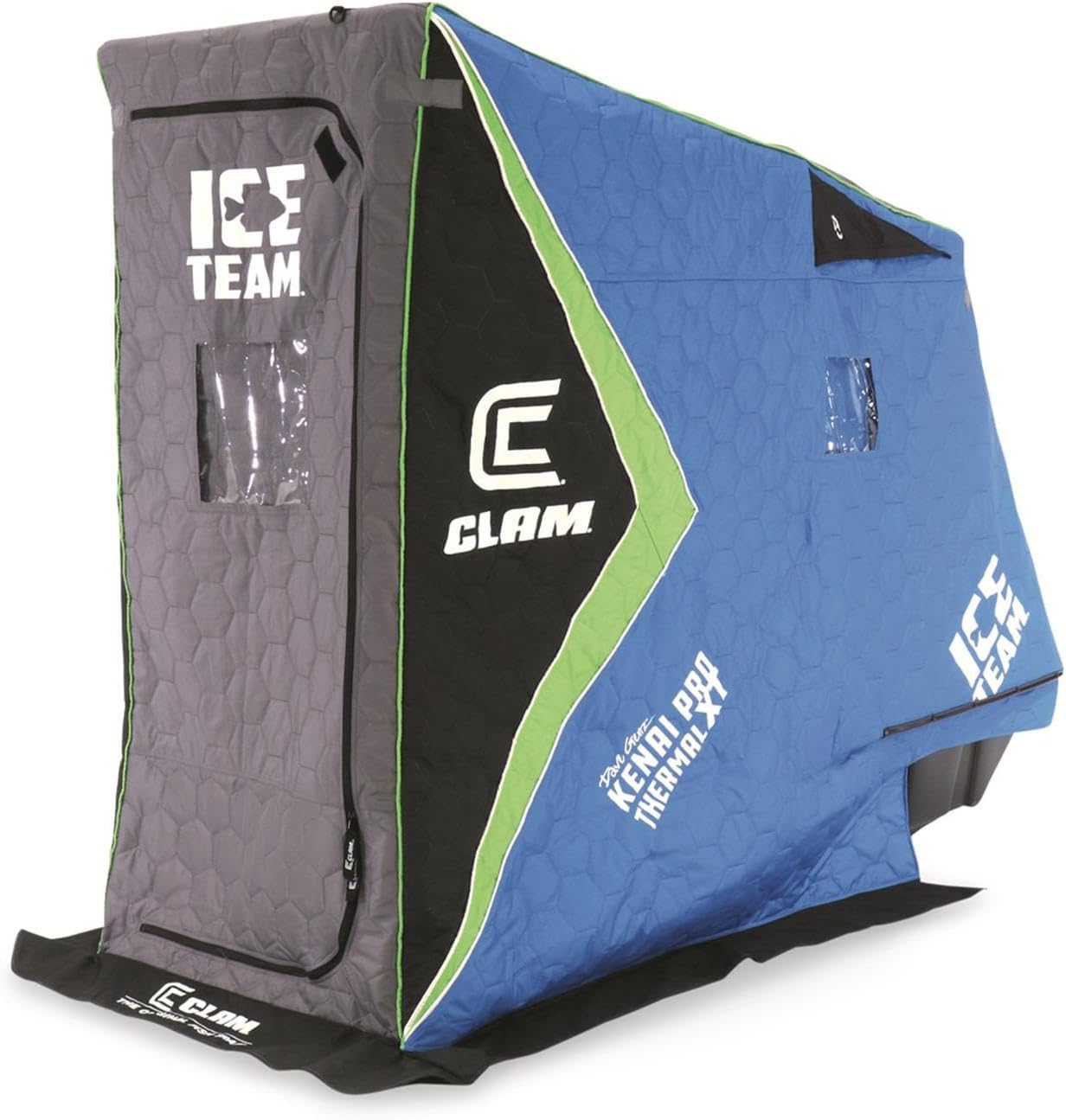 BRAND, CATEGORY, CLAM, SHELTERS, CLAM Ice Team Kenai XT Thermal Ice Fishing Shelter, 1-Person