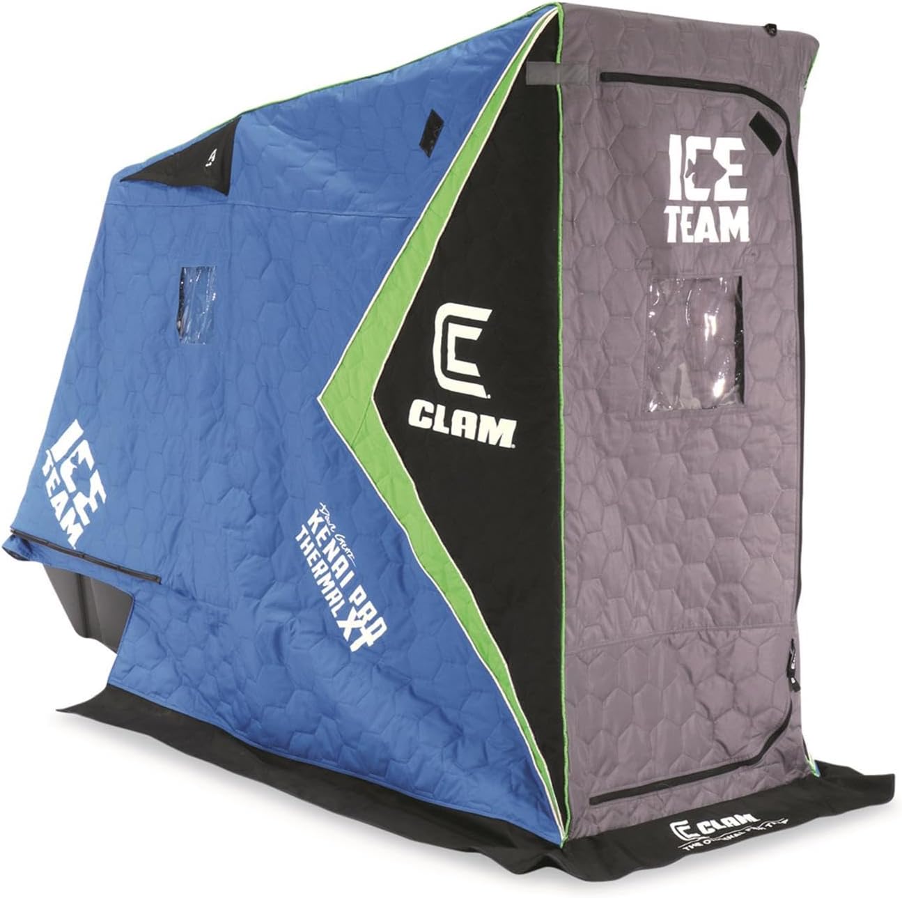 BRAND, CATEGORY, CLAM, SHELTERS, CLAM Ice Team Kenai XT Thermal Ice Fishing Shelter, 1-Person