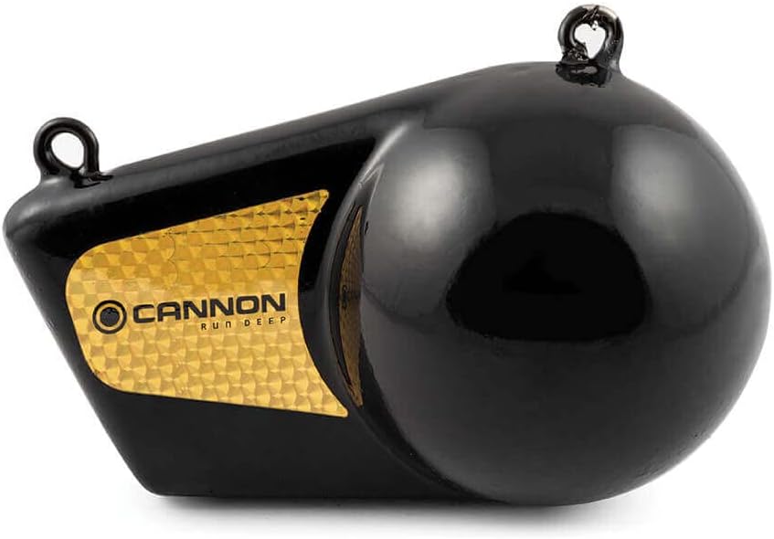 BRAND, CANNON, CATEGORY, SINKERS & WEIGHTS, Cannon 1908016 Flash Weight, 16 Pound, Black with Gold Prism