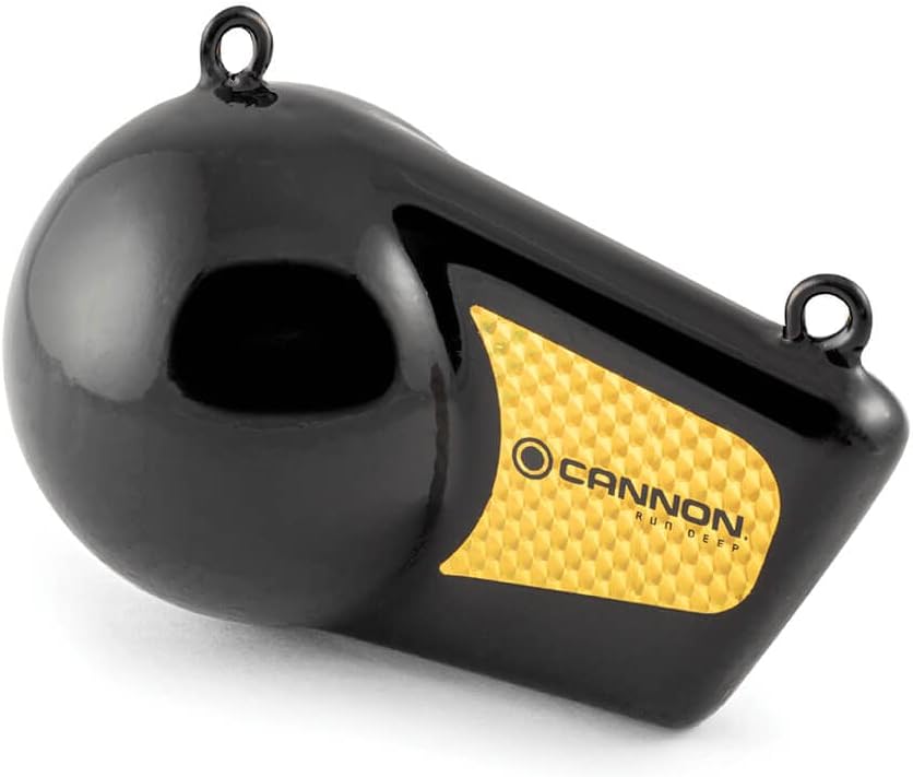 BRAND, CANNON, CATEGORY, SINKERS & WEIGHTS, Cannon 1908016 Flash Weight, 16 Pound, Black with Gold Prism