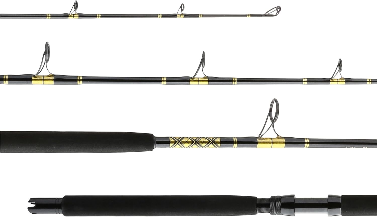 BRAND, CATEGORY, CHAOS RODS, RODS, Chaos STSP 15-50 7FT Spinning Rod - Black/Gold