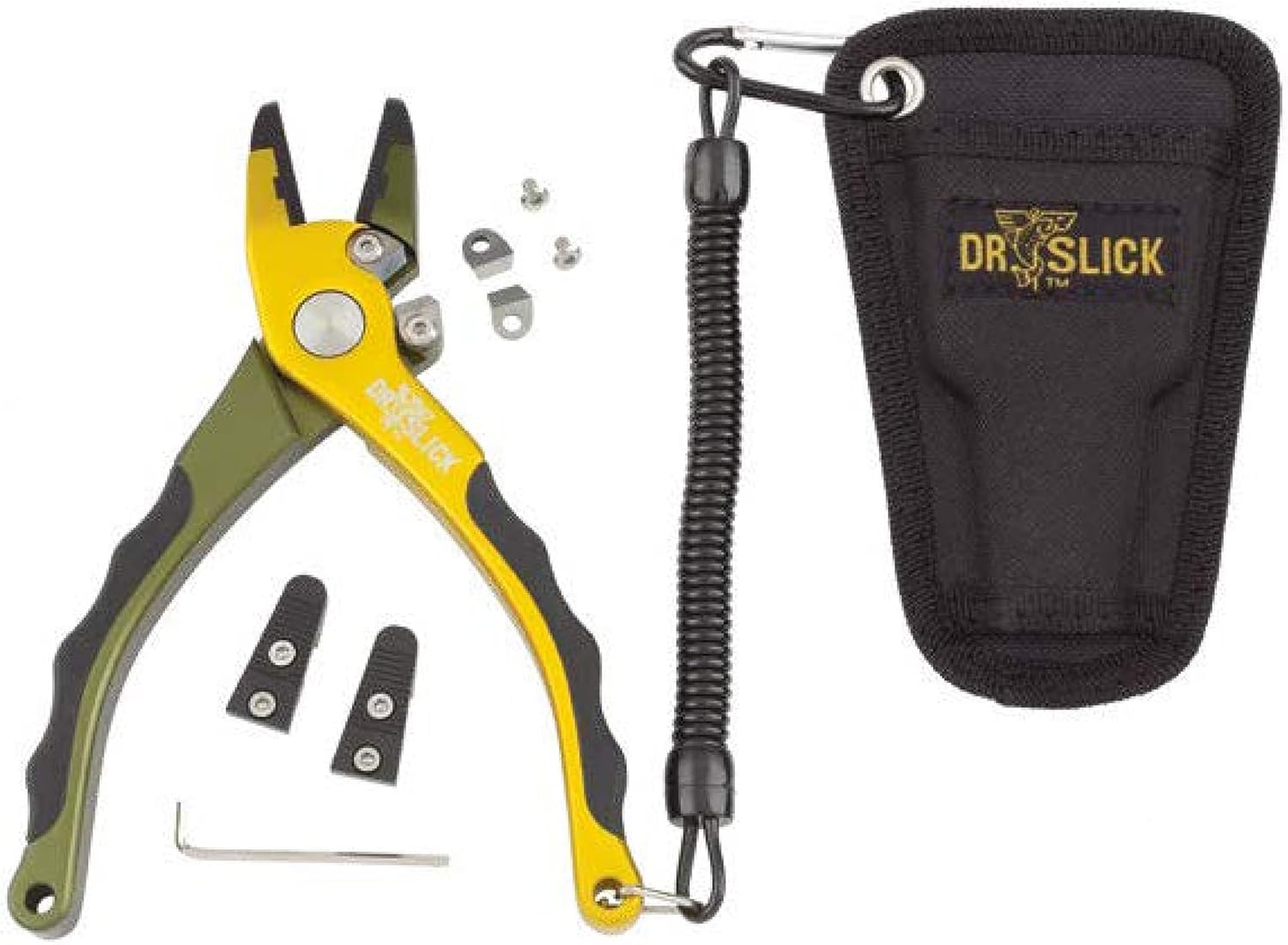 BRAND, CATEGORY, DR. SLICK, PLIERS & HOOK REMOVERS, Dr Slick Typhoon Fishing Pliers Cutters 6.5 Inches (+ 1 Set new Jaws) (1992)