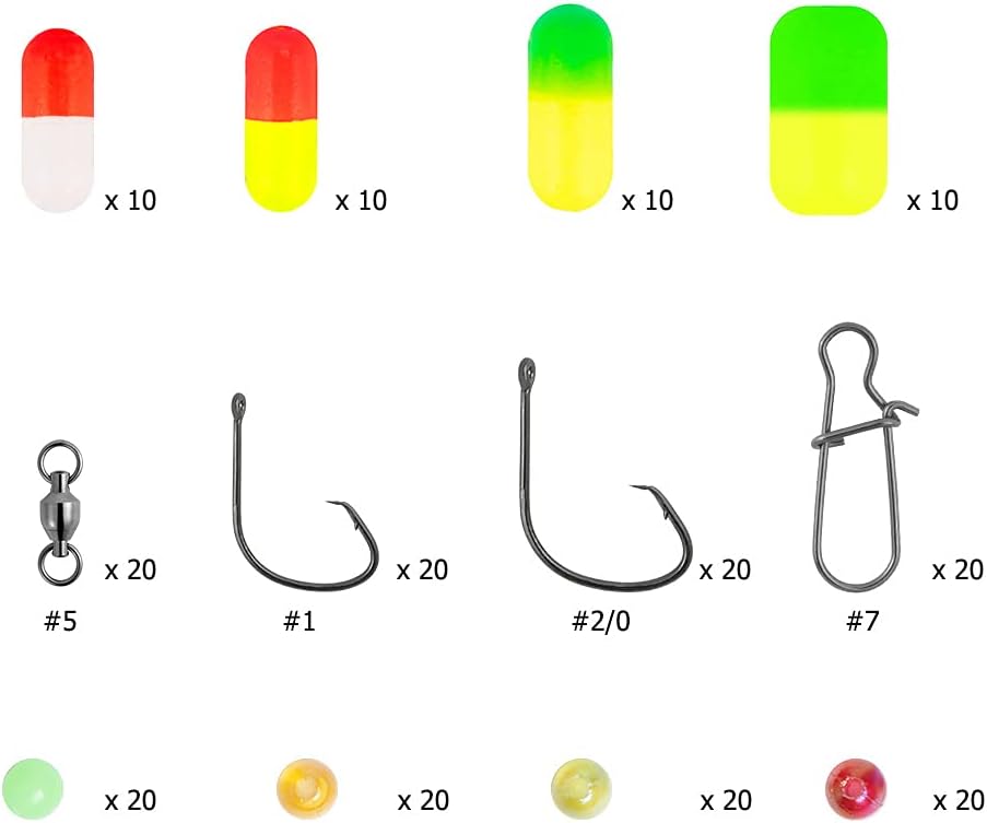 BRAND, CATEGORY, DR.FISH, SINKERS & WEIGHTS, Dr.Fish Pompano Rig Making Kit with 5 Pack 5oz Pyramid Sinkers, Surf Fishing Rig Accessories, Lead Fishing Weights for Surf Fishing, Catfish Channel Fishing