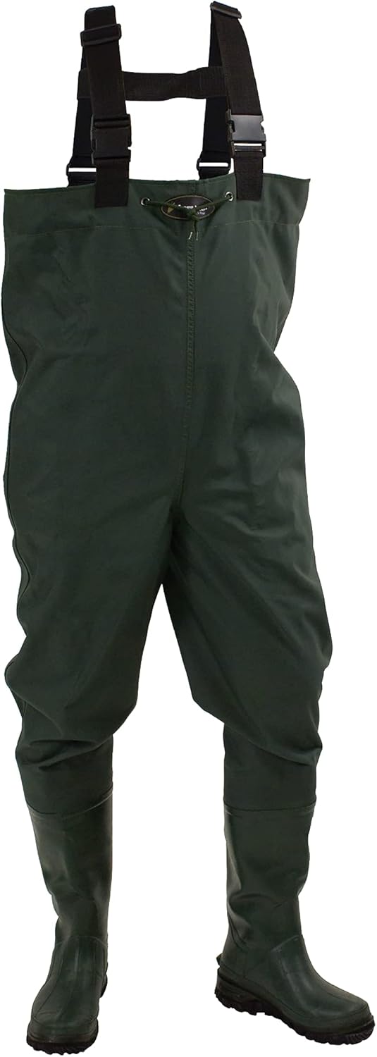 BASICS, BRAND, CATEGORY, HUNTING, FROGG TOGGS Cascades 2-ply Poly/Rubber Bootfoot Chest Wader