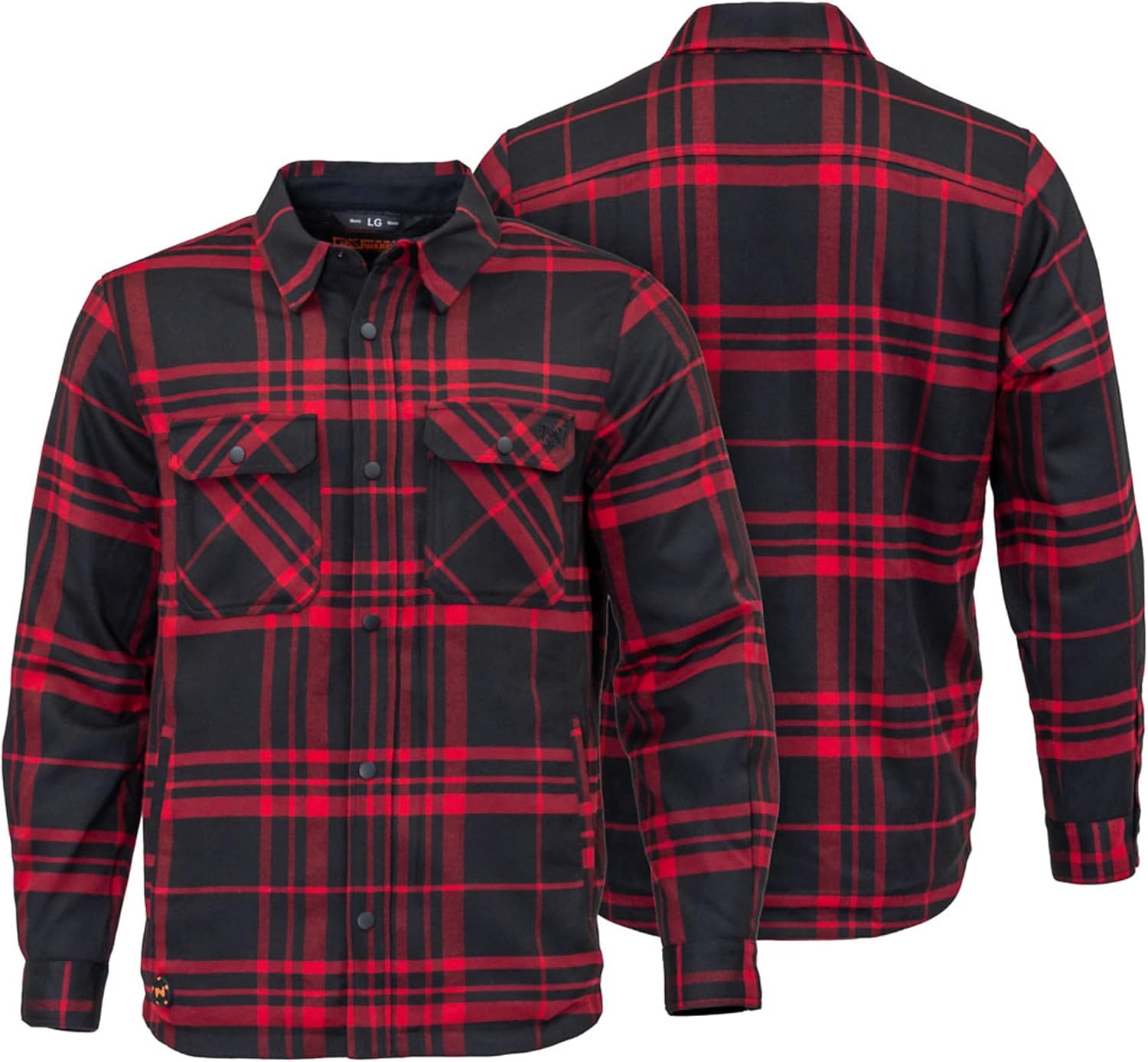 BRAND, CATEGORY, FIELDSHEER, HUNTING, Fieldsheer MWMJ53010623 Flannel Heated Jacket Men's 7.4V BLK/RED 2X