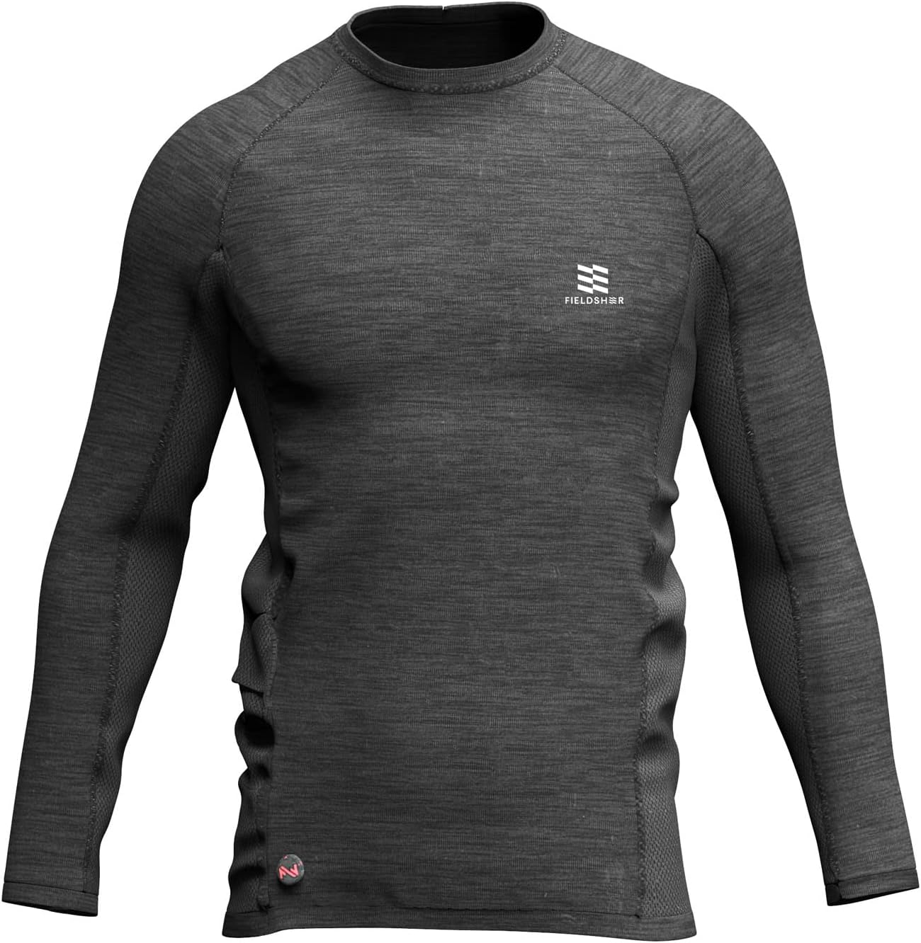 ACTIVE BASE LAYERS, BRAND, CATEGORY, FIELDSHEER, Fieldsheer Primer Men’s Heated Shirt - Bluetooth-Enabled, Moisture-Wicking, Anti-Odor, Stretch Baselayer