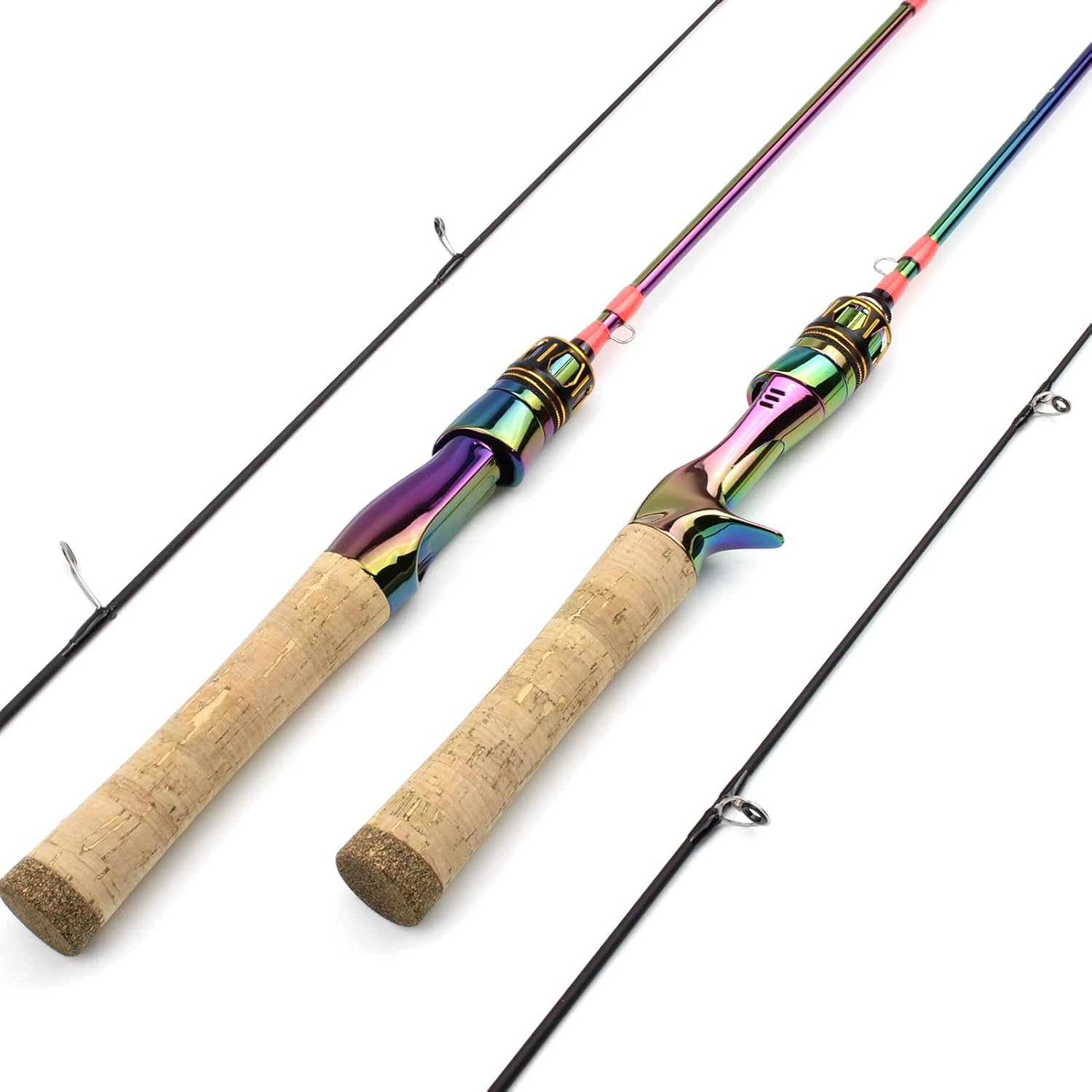 BRAND, CATEGORY, MOOWI, RODS, Fishing Rod 1.68m Colorful Solid Tip Trout Lure Fishing Rod Slow 2-8g Carbon Spinning/Casting Rod Ultralight Fishing Pole Fishing Pole