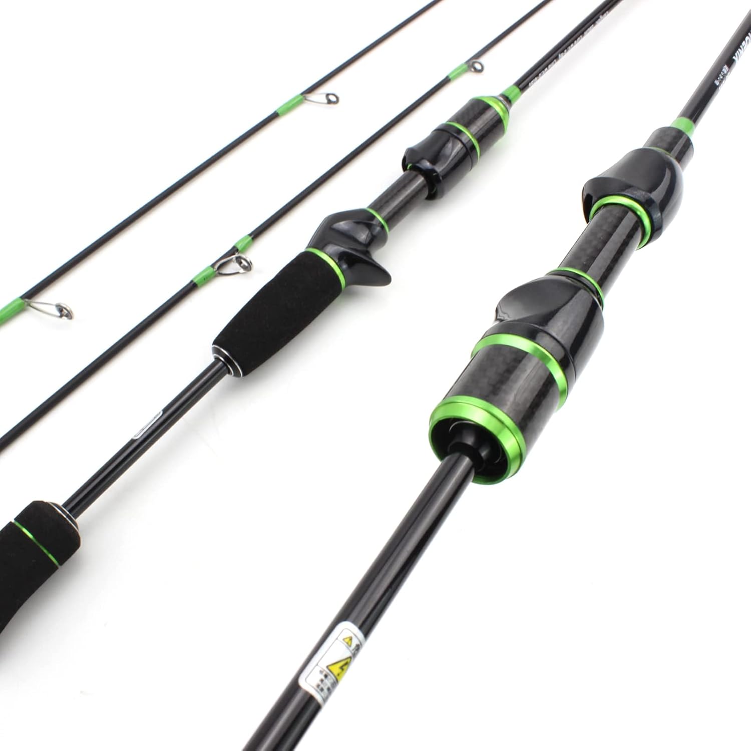 BRAND, CATEGORY, MOOWI, RODS, Fishing Rod 1.8M Ul Power Slow Spinning Fishing Rod Lure Rod Fishing Tackle Solid Tip Pole Lure Weight 2-8g Carbon Pole Baitcasting Rod Fishing Pole