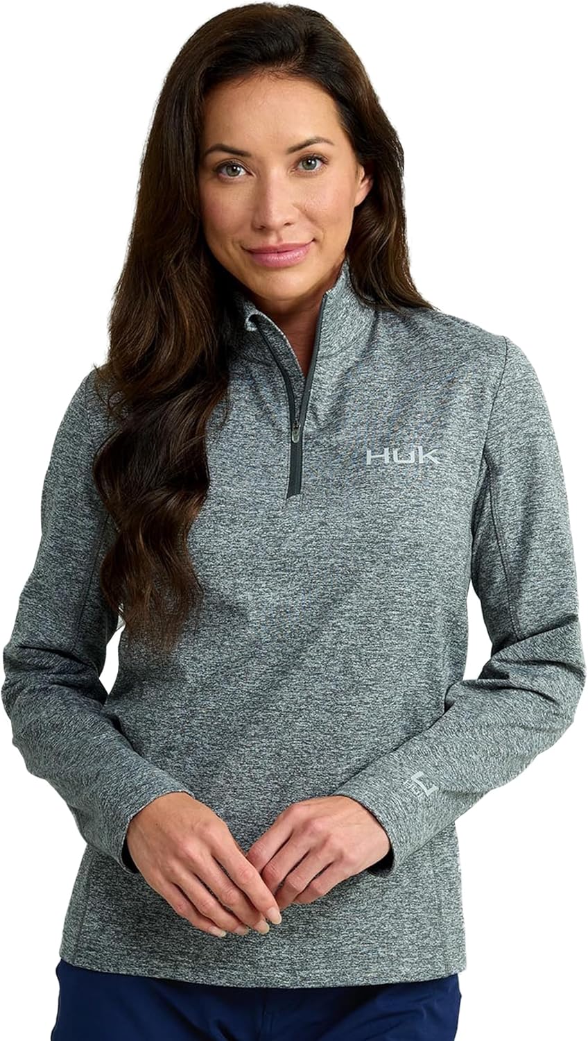 BRAND, CATEGORY, HUK, TRACK & ACTIVE JACKETS, HUK Coldfront+ 1/4 Zip, Performance Fishing Jacket for Women