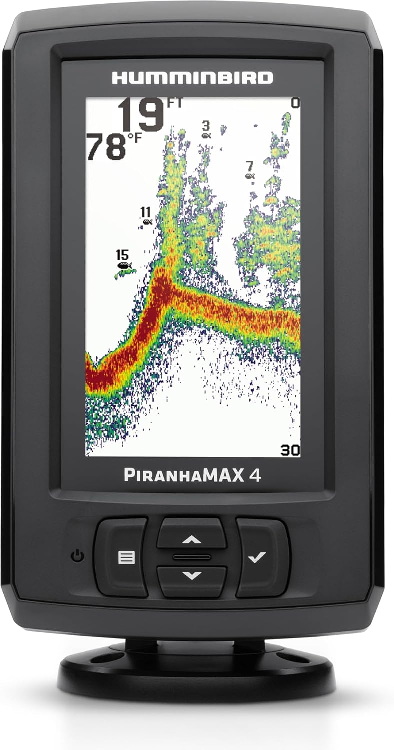 BRAND, CATEGORY, FISH FINDERS & DEPTH FINDERS, HUMMINBIRD, Humminbird 410150-1 PIRANHAMAX 4 Fish Finder,Black