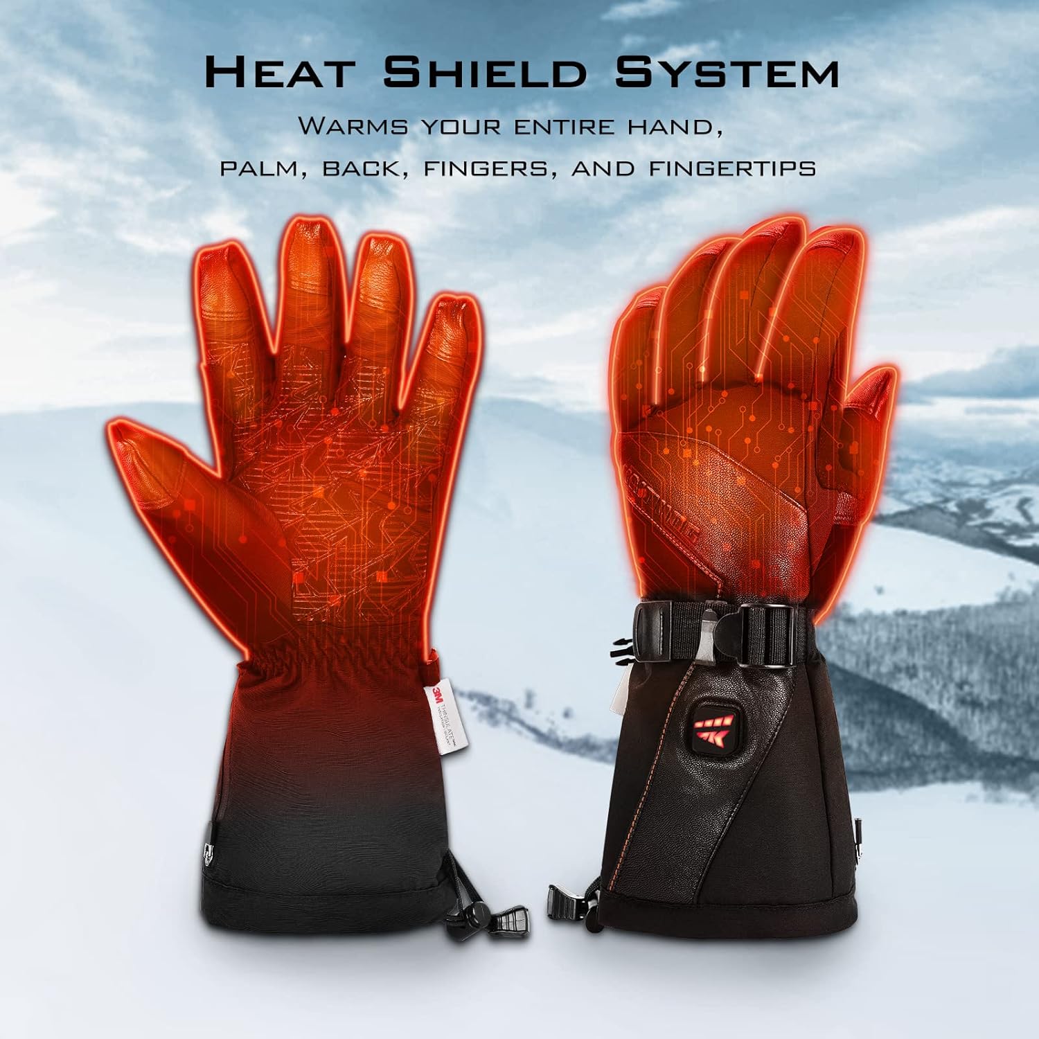 BRAND, CATEGORY, FISHING GLOVES, KASTKING, KastKing Winter Heated Gloves, All Around Warmth, 7.4V Rechargeable Electric Battery, Ice Fishing for Women Men