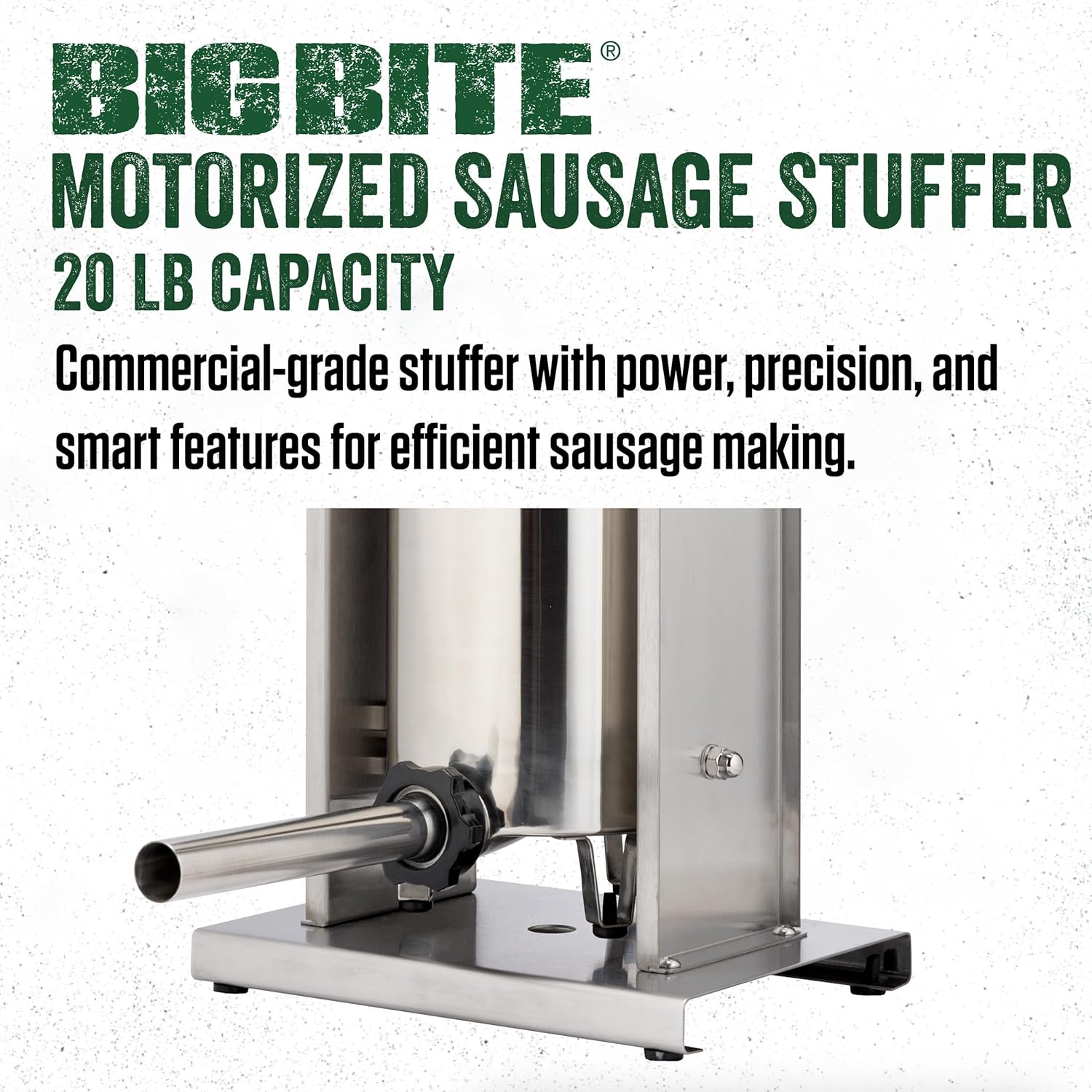 BRAND, CATEGORY, LEM, SAUSAGE STUFFERS, LEM Products 1217 30-Pound Motorized Sausage Stuffer w/4 Stuffing Tubes, Stainless Steel