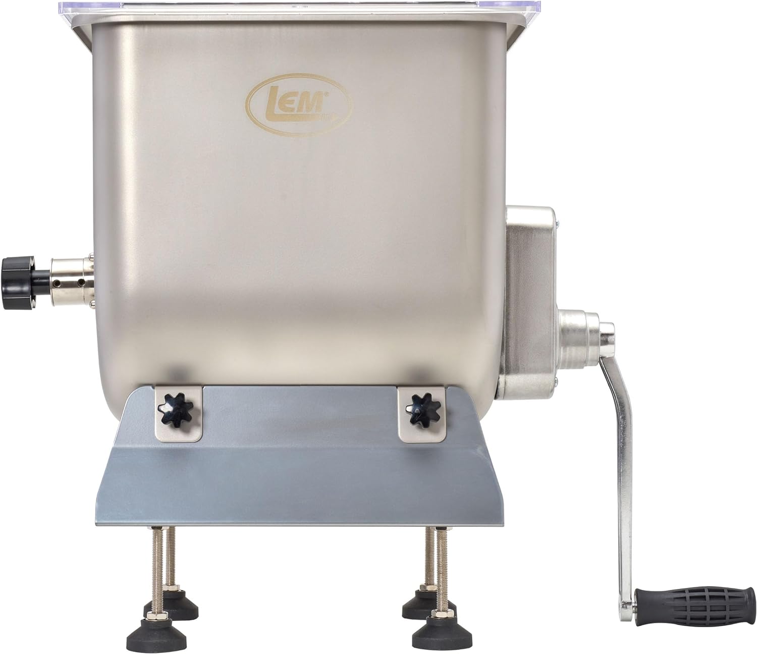 BRAND, CATEGORY, LEM, STAND MIXERS, LEM Products BigBite 25 Pound Capacity Fixed Position Meat Mixer, Stainless Steel, Motor or Grinder Not Included