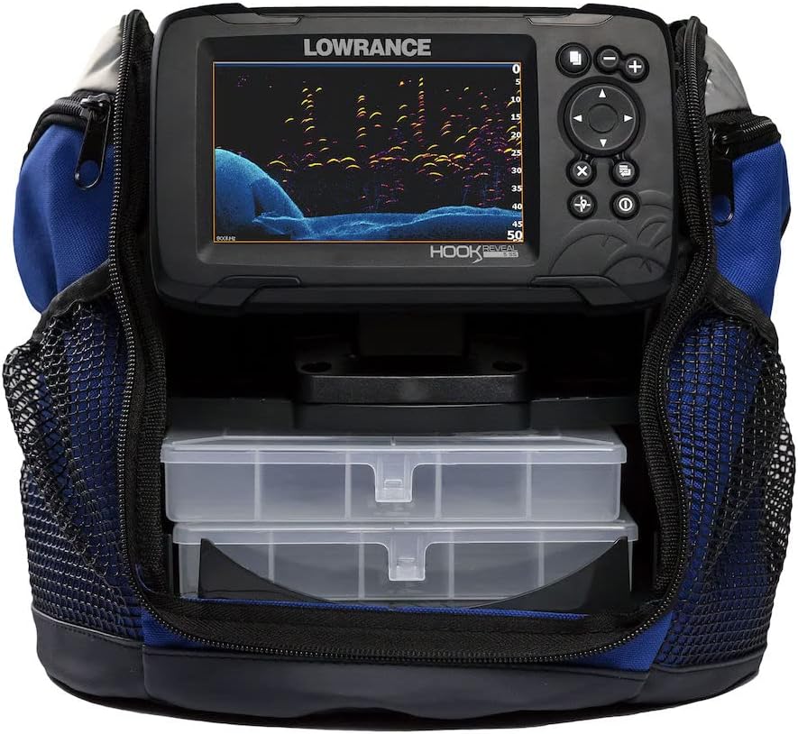 BRAND, CATEGORY, FISH FINDERS & DEPTH FINDERS, LOWRANCE, Lowrance Hook Reveal 5 Inch Fish Finders with Transducer, Plus Optional Preloaded Maps