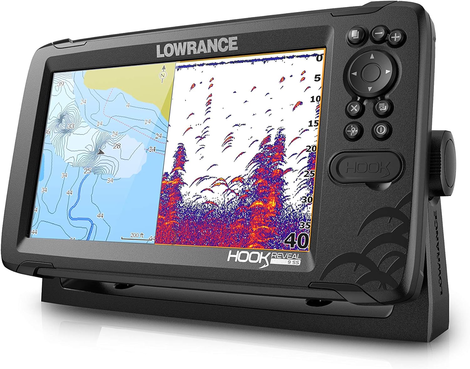 BRAND, CATEGORY, FISH FINDERS & DEPTH FINDERS, LOWRANCE, Lowrance Hook Reveal 9 inch Fishfinders with Preloaded C-MAP Options