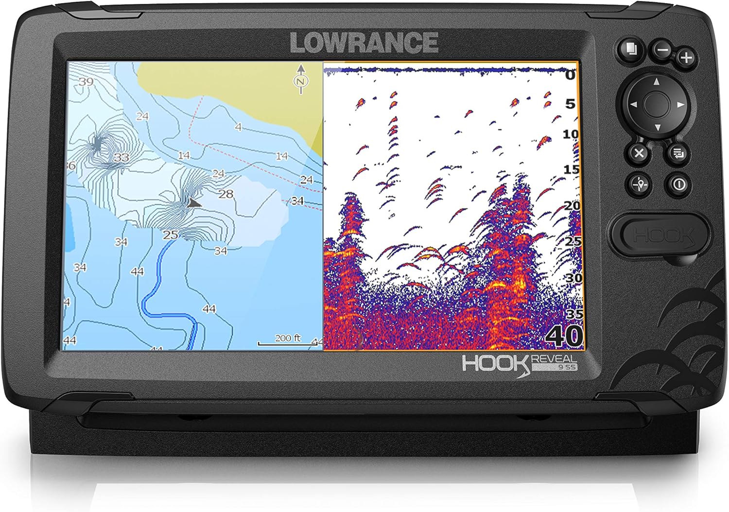 BRAND, CATEGORY, FISH FINDERS & DEPTH FINDERS, LOWRANCE, Lowrance Hook Reveal 9 inch Fishfinders with Preloaded C-MAP Options