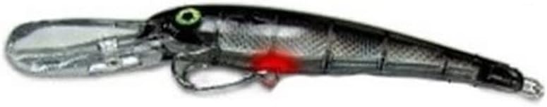 BRAND, CATEGORY, MANN'S, TOPWATER LURES, Mann's Bait Company Giganticus 50+ Fishing Lure (Pack of 1), 10-Ounces, Black Back Mylar