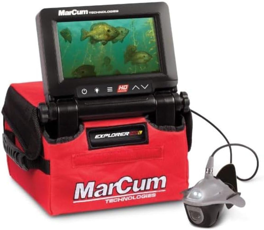 BRAND, CATEGORY, FISH FINDERS & DEPTH FINDERS, MARCUM, MarCum Explorer HDL Lithium Equipped Underwater Viewing System | Ice Fishing Gear | Fish Finder | Tech Gadgets for Fishing | Fishing Gear and Equipment