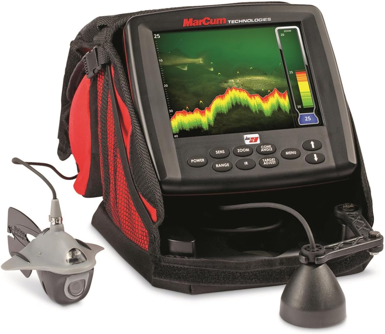 BRAND, CATEGORY, FISH FINDERS & DEPTH FINDERS, MARCUM, MarCum LX-9L Lithium Equipped Sonar/Underwater Camera System