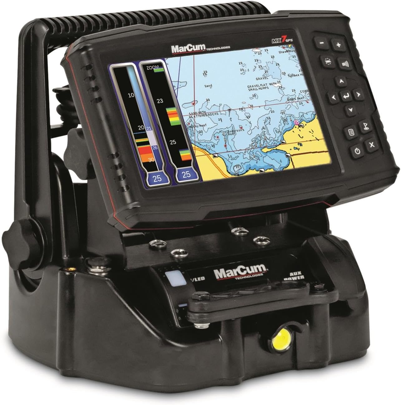 BRAND, CATEGORY, FISH FINDERS & DEPTH FINDERS, MARCUM, MarCum MX-7GPSLi Digital Sonar 7in LCD MX-7gpsLi