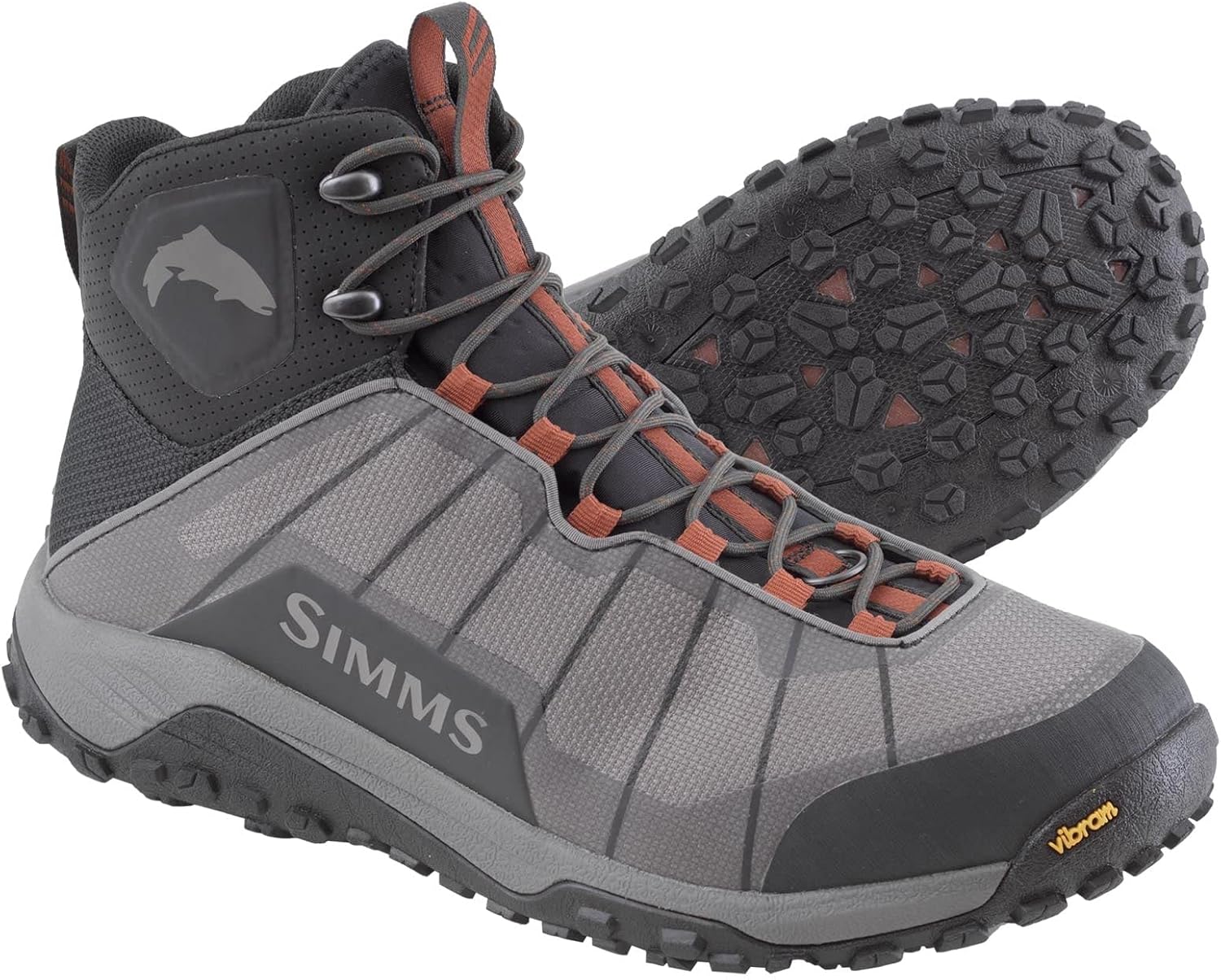 BRAND, CATEGORY, FISHING, SIMMS, SIMMS, M's Flyweight Wading Boot - Vibram Sole Steel Grey / 10