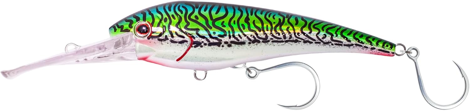 BRAND, CATEGORY, NOMAD DESIGN, NOMAD DESIGN, PLUGS, Nomad Design DTX Minnow 180 Heavy Duty Trolling Lure - Saltwater Fishing Lure,Autotune System,High Speed 18+ Knot Performance,Minnow Lure Saltwater Dives 10-12ft,Squall Runner Series for Big Pelagics