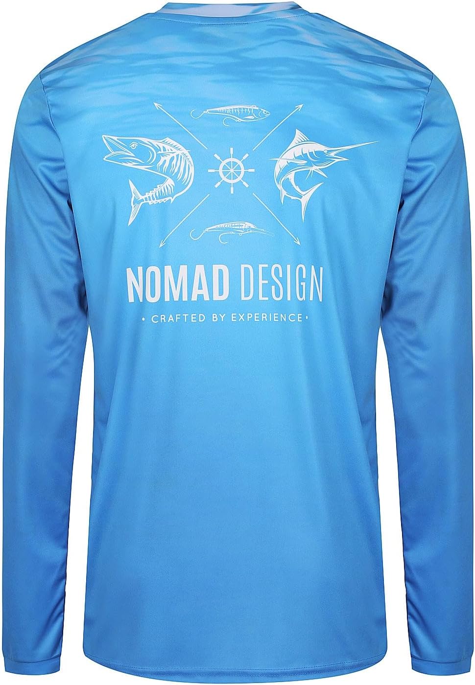 BRAND, CATEGORY, NOMAD DESIGN, NOMAD DESIGN, T-SHIRTS, Nomad Design Long Sleeve Fishing Tech Shirt - Nautical