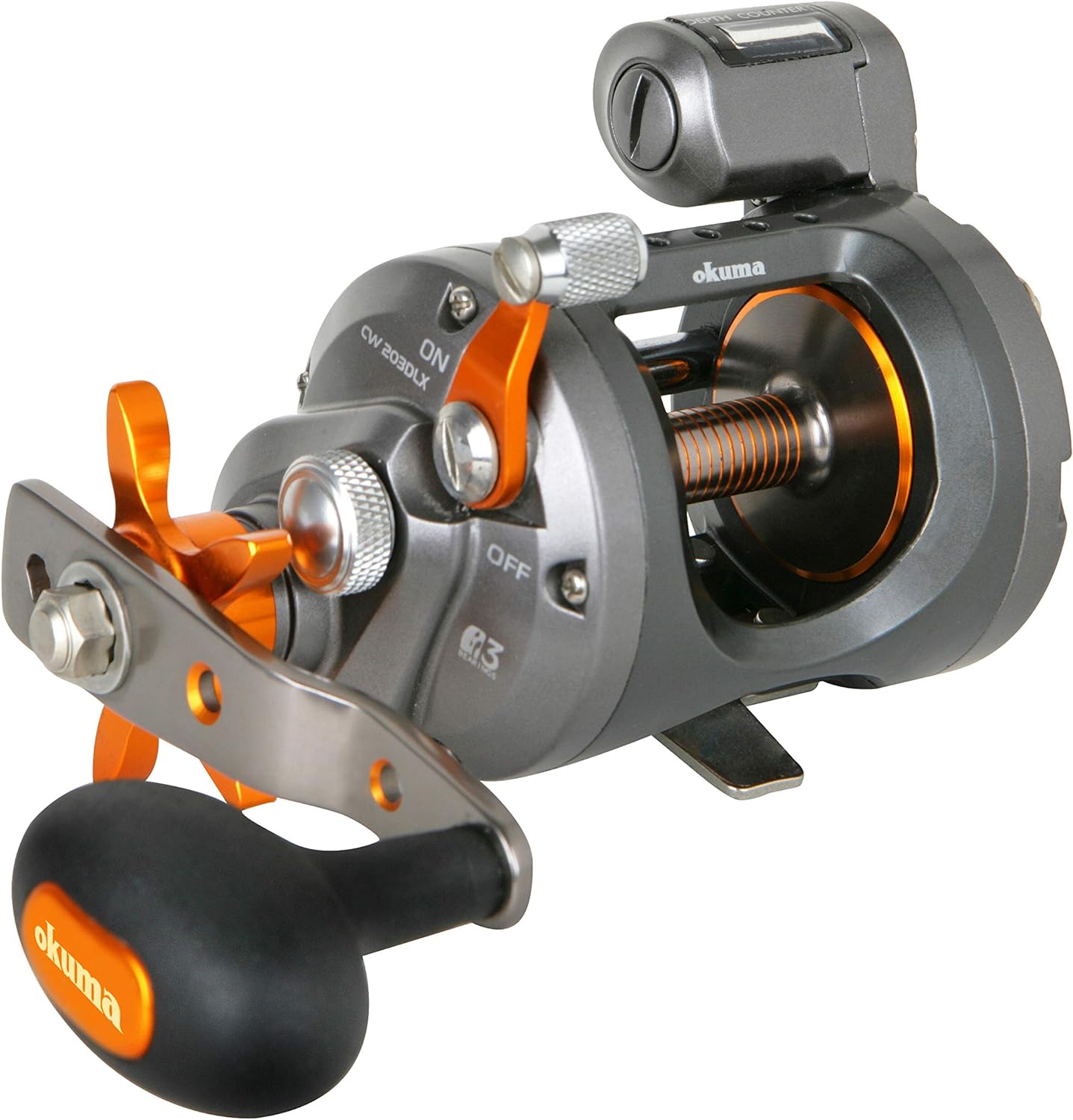 BRAND, CATEGORY, OKUMA, OKUMA, OKUMA, OKUMA, REELS, Okuma Convector Low Profile Line Counter Graphite Frame Trolling Reel