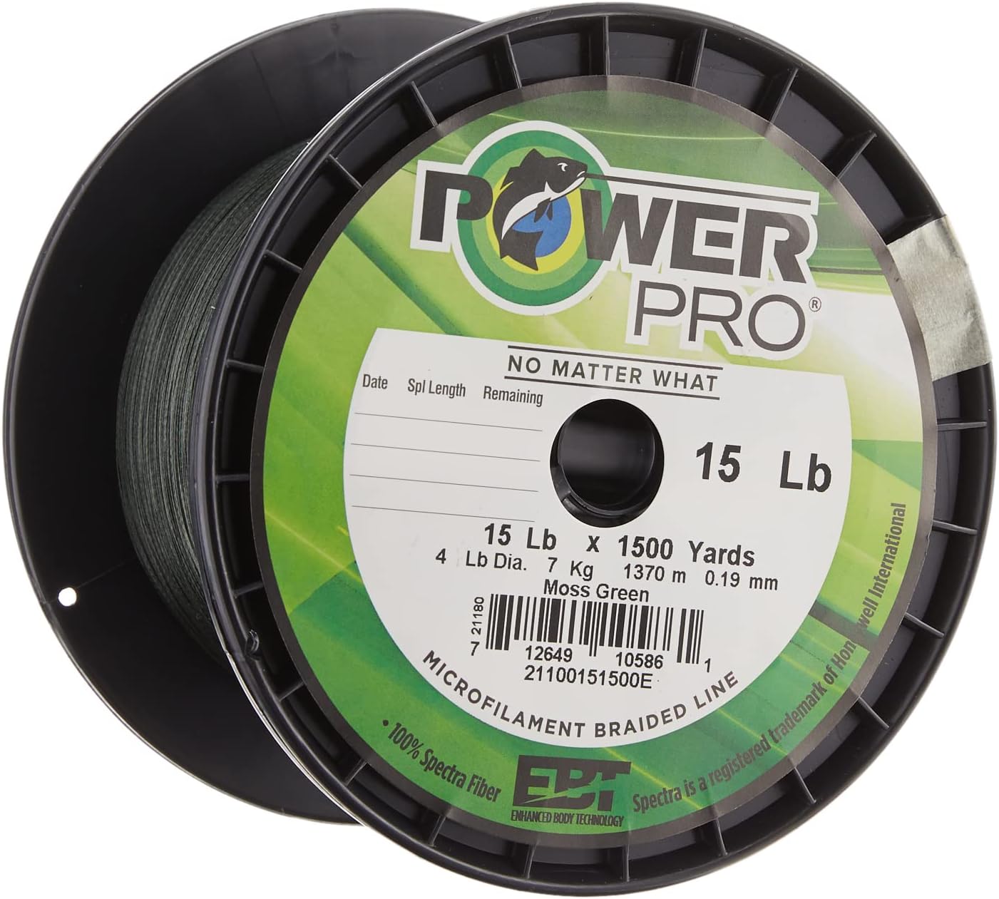 BRAIDED LINE, BRAND, CATEGORY, POWER PRO, POWER PRO 21100151500E Spectra Braided Fishing Line 15Lb 1500 Yd, Multi