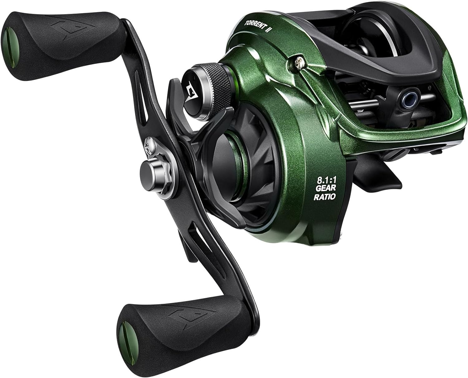 BRAND, CATEGORY, PISCIFUN, REELS, Piscifun Torrent II Baitcasting Fishing Reel, 20LB Carbon Fiber Drag Baitcasters, 6.6:1/8.1:1 Gear Ratio & Magnet Braking System Low Profile Casting Reel, Left/Right Handed