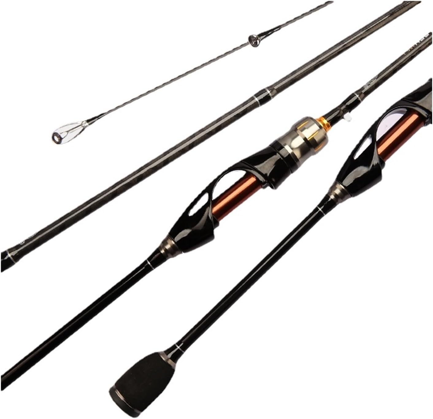 BRAND, CATEGORY, GRFIT, RODS, Fishing Rod 1.68/1.8m Spinning Rod Carbon Fiber Ultralight Fishing Pole Bait WT 1-10g Line WT 3-8LB for Stream River Fast Trout Fishing Rods Fishing Gifts