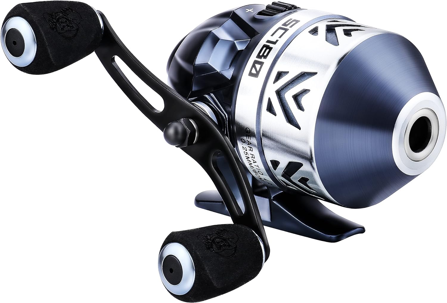 BRAND, CATEGORY, REELS, RUNCL, RUNCL Spincast Fishing Reel, Upgrade No-Rust Push Button Casting Design, 4.0:1 Gear Ratio, 17.5 LB Max Drag, Reversible Handle for Left/Right, includes Monofilament Line, Gift for Fishing Beginner